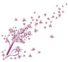 NEW 42” x 35” Pink Butterflies Surrounding & Pencil Drawing Wall Stickers Decals