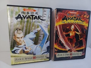 Avatar The Last Airbender 2 DVD Set Book 1 Water Volume 3 and Book 3 Fire Vol 4 - Picture 1 of 6