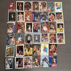 Vintage 90s Trading Cards Preowned Basketball Sports Lots Of 40 Collectible - Picture 1 of 3