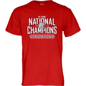 Ohio State Buckeyes 9x National Champions T-Shirt - Picture 1 of 1