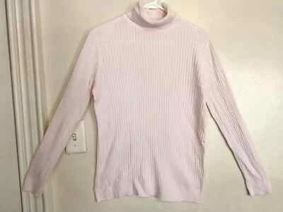 Talbots Womens Sweater M Pink Cowl Neck Knit Long Sleeve Pullover Casual Office - Image 1 of 4