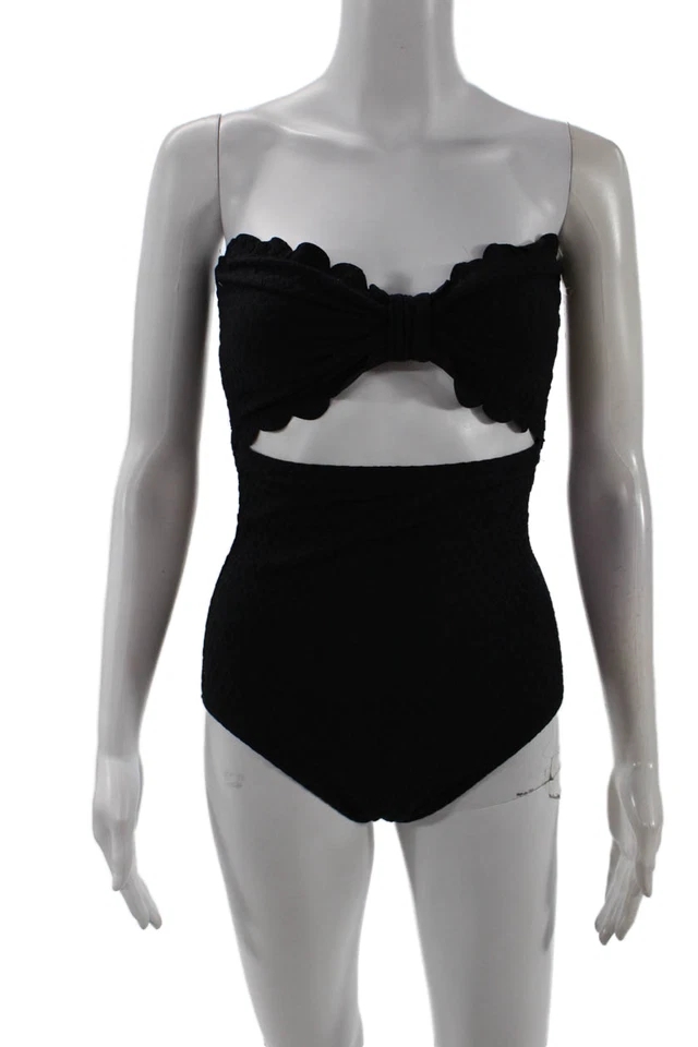 Traje de baño Kate Spade New York negro de una pieza para mujer talla M Foto 1 de 4