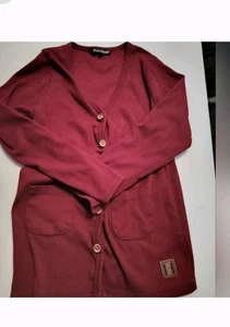 Beau Hudson burgundy cardigan - Picture 1 of 2