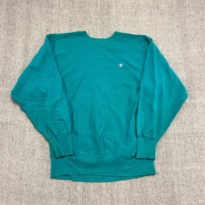 Vintage Champion Reverse Weave Sweatshirt Mens XL Blue 1990s - Picture 1 of 11
