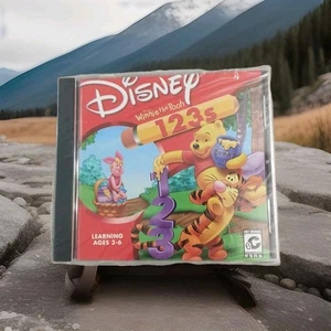 Brand New Disney Winnie the Pooh 1 2 3s for Ages 3-6 Windows PC Mac CD-ROM - Picture 1 of 4