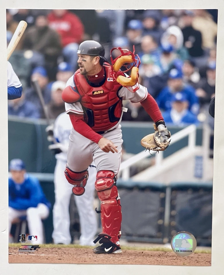 JASON VARITEK “TEK” BOSTON RED SOX MLB BASEBALL 8X10 UNSIGNED PHOTO FILE - Image 1 of 1