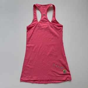 LULULEMON Hawaiian Islands Racerback Tank Top Womens 2? Pink - Picture 1 of 11