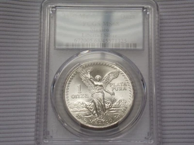 1990-MO PCGS MS68 1 ONZA MEXICO SILVER LIBERTAD " Only 15 Coins Graded Higher " - Image 1 of 4