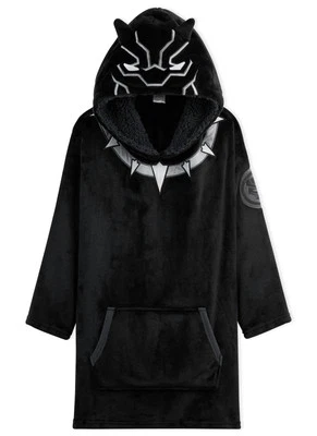 Marvel Oversized Hoodie Blanket for Kids, Black Panther Avengers Gifts for Boys
