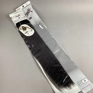 "Extensiones de cabello humano 22"" Mylk #1B Off Black 100 % Remi de Outre" - Imagen 1 de 6