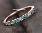 925 Sterling Silver Eternity Ring Alexandrite Color Changing Stone Women Ring
