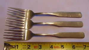 3 REED & BARTON/SELECT STAINLESS KOREA SALAD FORKS "FIDDLER II" VERY NICE!! - Bild 1 von 3