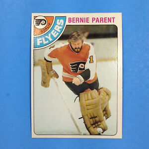 1978-79 Topps #15 Bernie Parent Hockey Card Goalie Philadelphia Flyers NHL NM