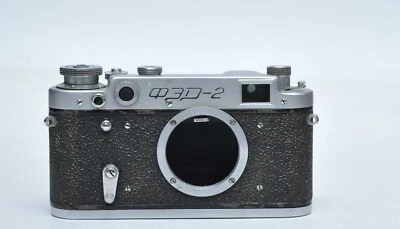 FED2 Rangefinder 35mm Film Camera Body M39 - Image 1 of 4