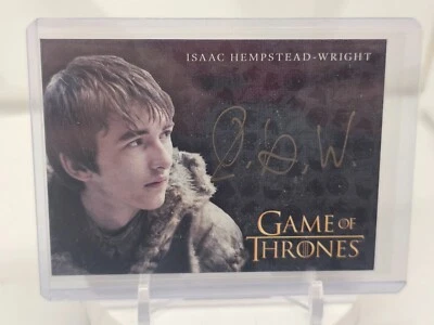 2017 Game of Thrones Authentic Autograph Isaac Hempstead-Wright as Bran Stark - Image 1 of 2