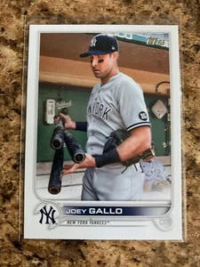 2022 Topps Joey Gallo SP Photo Variation Rc Rookie New York Yankees # 322 - Bild 1 von 1