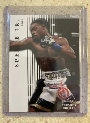 ERROL SPENCE JR. 🏆 FUTURE BOXING HOF GREAT! PREMIER ✨ROOKIE✨CARD! 2018 LEAF - Image 1 of 2