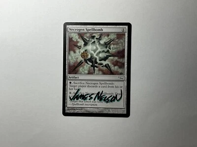 MTG Magic Necrogen Spellbomb Signed Artist Proof x1 Mirrodin MRD Jim Nelson - Image 1 of 2