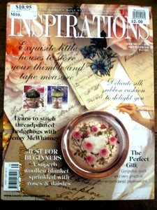 ~INSPIRATIONS Embroidery Smocking Magazine Issue # 35 - 2002 - VGC~ - Picture 1 of 3