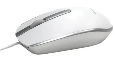 M100 USB-C Optical Mouse for Mac, Silver / White MOU-M100-USBC-WH - Image 1 of 3