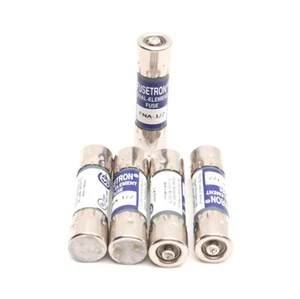 Lot of 5 Fusetron FNA-1/2 Pin Indicator Fuses, 0.5A 250VAC, ø0.406in x 1.50in - Picture 1 of 5