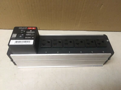 Emerson L1-N power strip Liebert MPX Power Distribution 20A 120v - Image 1 of 3