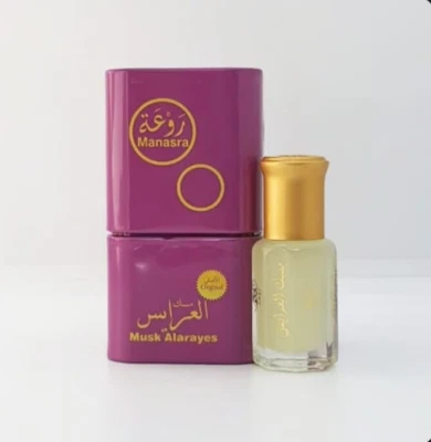 Aceite de perfume grueso de alta calidad Musk Rawaa 🎁 مسك العرائس عالي الجودة روعة 🎁 Foto 1 de 4