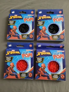Marvel Spider-Man Fidget Pop Squish' Ums & Fidget Spinner Lote de 5 Nuevo Regalo - Imagen 1 de 3