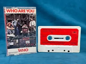 THE WHO - 'WHO ARE YOU' - Vintage Music Cassette Tape - ROCK Album 1970s - Picture 1 of 2