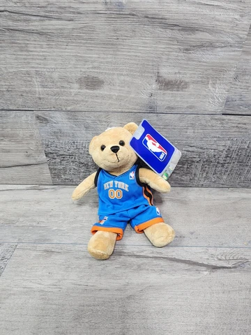 New York Knicks NBA  Teddy Bear Plush Toy With Tag 9” New Cover