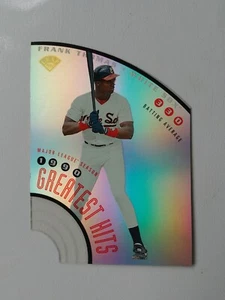 Frank Thomas Leaf 1996 Greatest Hits Die Cut #1 /5000 Chicago White Sox - Picture 1 of 3