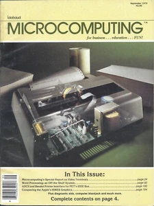 Kilobaud Microcomputing Magazine, September 1979 - Bild 1 von 3