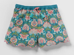 MATILDA JANE Enchanted Garden Lake Marble Easy Waist Printed Shorts Size 12 NWT - Picture 1 of 12