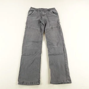CAT Jeans Mens 32x32 Gray Denim Caterpillar Carpenter Double Knee Construction ^ - Picture 1 of 17