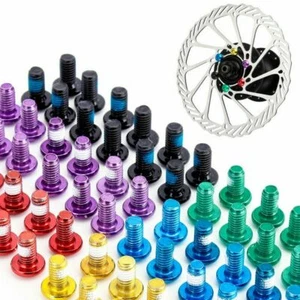 Pernos de rotor freno de disco MTB bicicleta de montaña acero inoxidable (paquete de 6) M5 x 10 mm, T25 Torx - Imagen 1 de 10