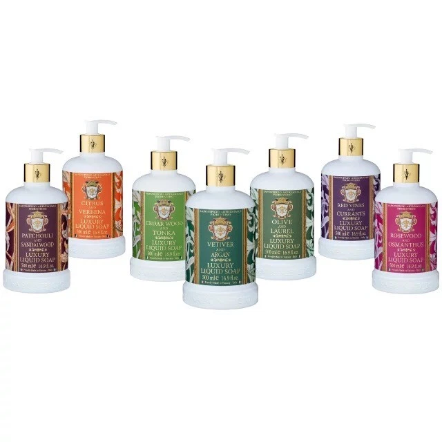 Luxus Flüssigseife Seife Seifencreme Handseife Osmanthus Zedernholz Vetiver Duft - Bild 1 von 1