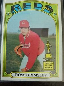 1972 Topps Ross Grimsley #99 Reds 