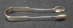 Antike 1816 William Woodman London England Sterling Silber Zuckerzange - Bild 1 von 6