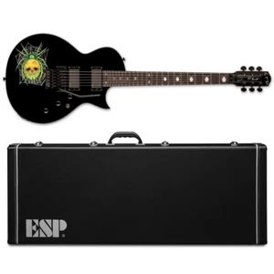 ESP LTD KH-3 Spider Kirk Hammett Black w/ Spider Graphic Electric Guitar + Case  - Picture 1 of 5