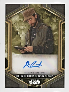 2023 Topps Star Wars Obi-Wan Kenobi Autographs #A-DC Deck Officer Densin Clord - Picture 1 of 2