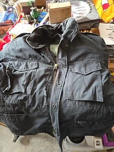 PATRIOT Industries Jacket Mens XL Blk Cold Weather Jacket Military Utility Coat - Picture 1 of 12