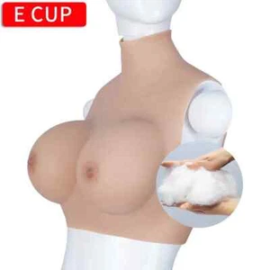 E Cup Silikon Brustformen Brustplatte gefälschte Brüste für Drag Queen Crossdresser - Bild 1 von 8