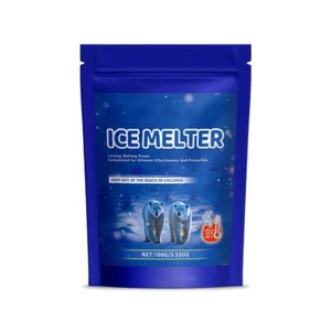 100g Pet Ice Melt For Concrete Ice Melt Pet Friendly For Ice Removal - Foto 1 di 11