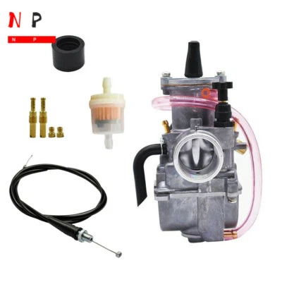 Cable de carburador y acelerador para Honda Yamaha Suzuki Kawasaki KTM PWK28 Foto 1 de 4