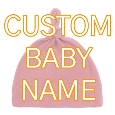 Sombrero de bebé personalizado | Sombrero de recién nacido personalizado | Sombreros personalizados para bebé niño y niña Foto 1 de 4