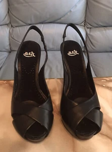 ASH Ladies Designer Sling back Wedge Shoes Size EU 35 UK 2.5 - Picture 1 of 12