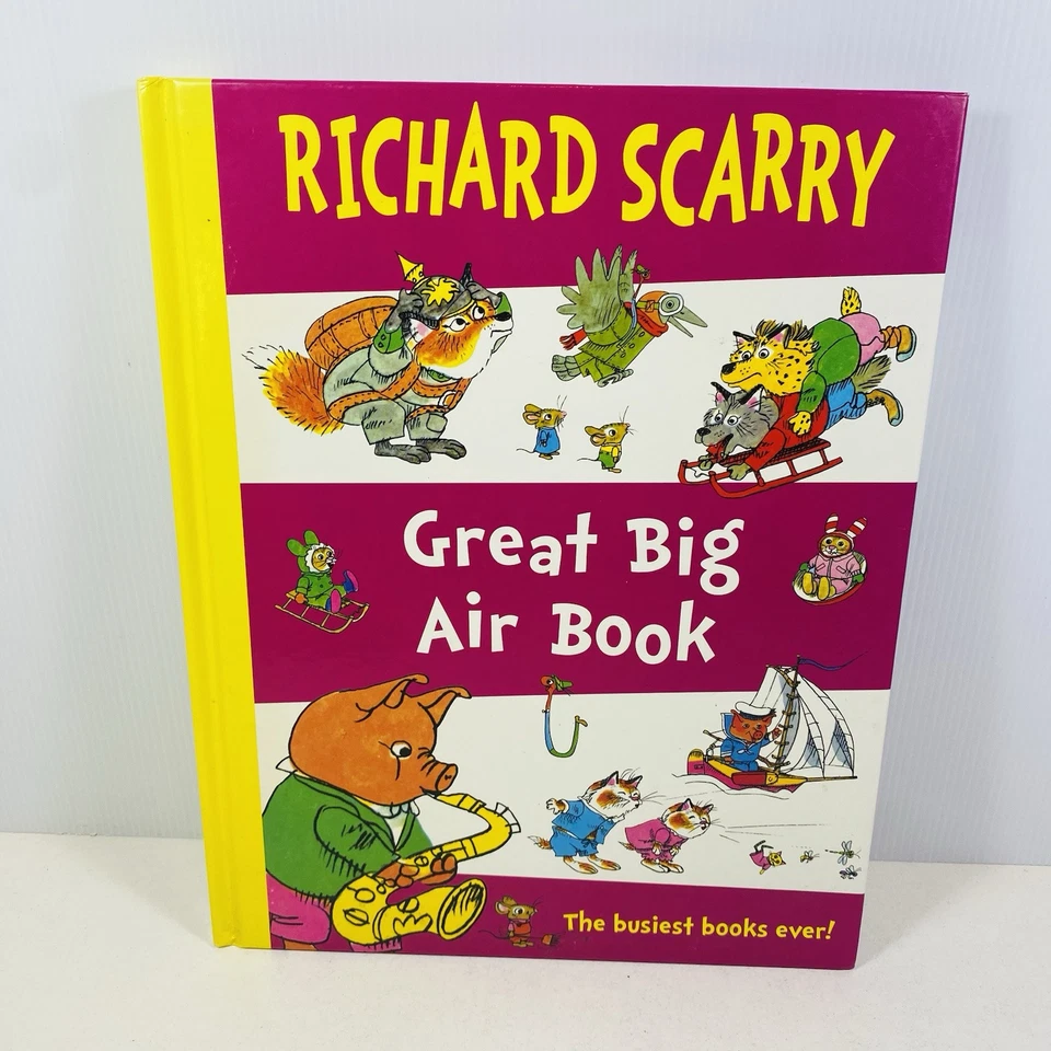 Great Big Air Book by Richard Scarry Hardcover 2007 - Image 1 of 4