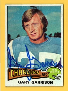 Gary Garrison Auto Firmato 1975 Topps #230 - Foto 1 di 2