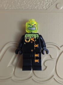 Lego Agents Villian DR. D ZASTER MINIFIG 8969, No Hair. 
