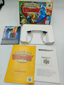 RARE N64 Pokémon Stadium 2 - PAL Australian Box & Manual ONLY! Nintendo 64 - Picture 1 of 12